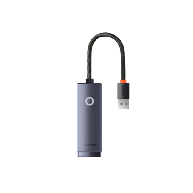 Baseus Lite Series RJ45 LAN Port USB Adapter Black